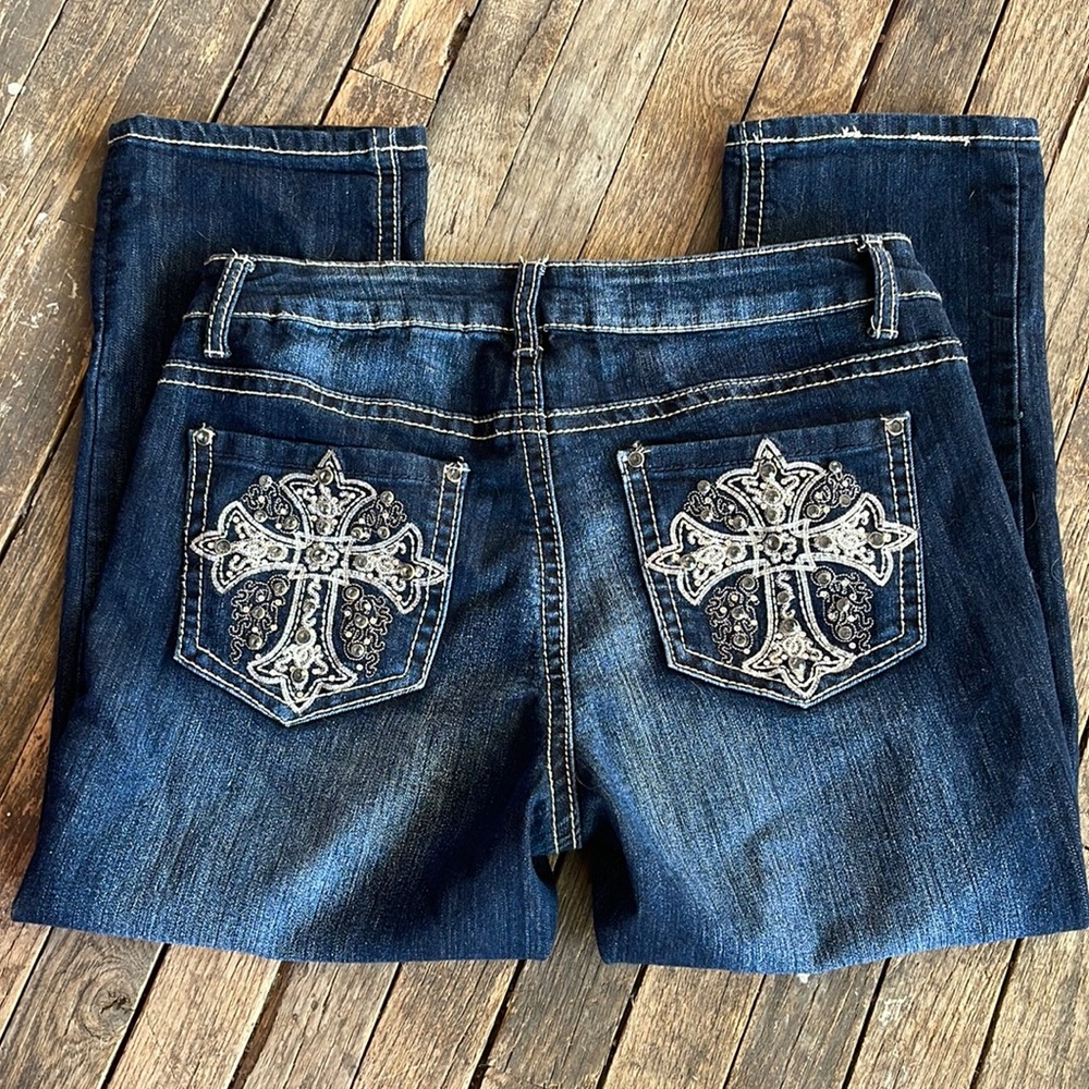 New Directions denim capris size 10